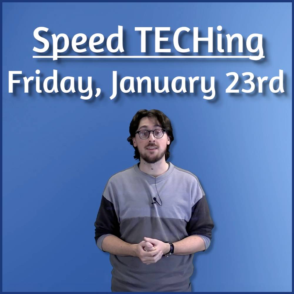 Speed Teching Promo